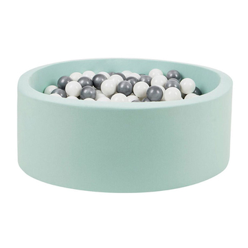 Larisa and Pumpkin Mint Top Havuzu Gümüş Beyaz Top