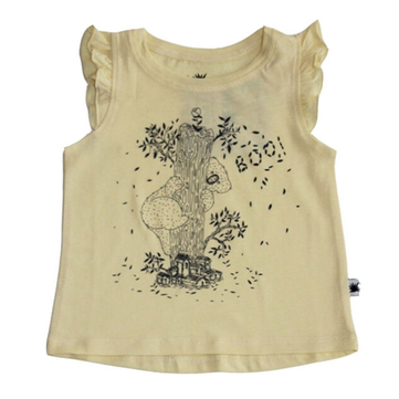 Little Yucca Flutter Üst Sarı