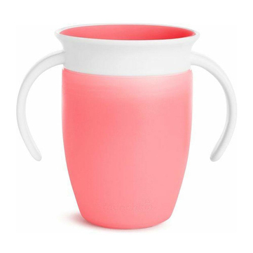 Munchkin Mucize 360° Alıştırma Bardağı 6 Ay + 207 ml Pembe