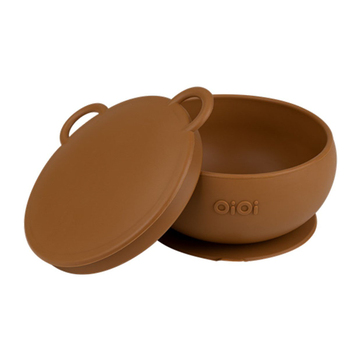 OiOi Kapaklı Kase Woody Brown