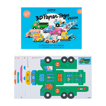 Omy 3D Paper Toys Vroom