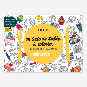 Omy Paper Placemats Bon Appetit
