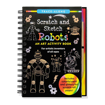 Peter Pauper Press Scratch & Sketch Robotlar