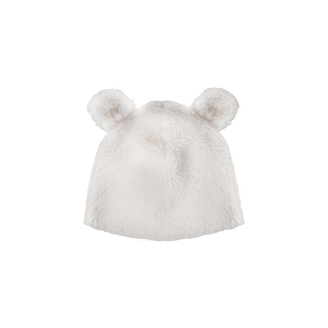 Petit Boom Çocuk Çocuk Peluş Bere Kırık Beyaz