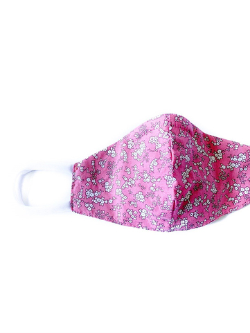 PINK FLOWERS YIKANABİLİR YETİŞKİN KOTON MASKE