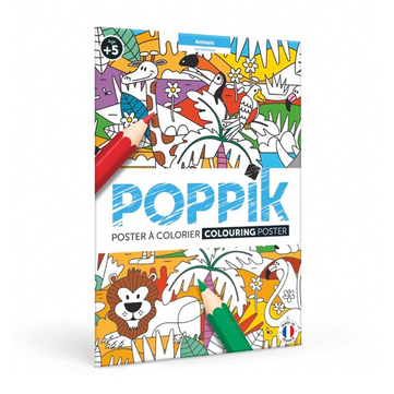 Poppik Colouring Animals Boyama Kitabı