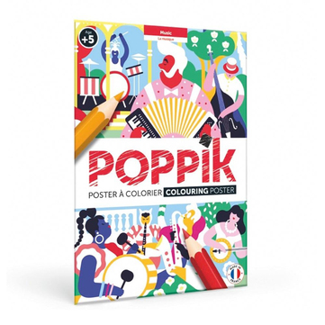 Poppik Colouring Music Boyama Kitabı