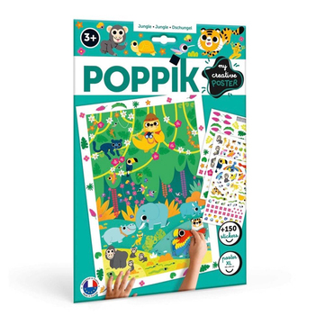 Poppik Creative Jungle Sticker Poster