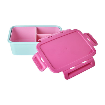 Rice Plastik Lunchbox Pink and Mint