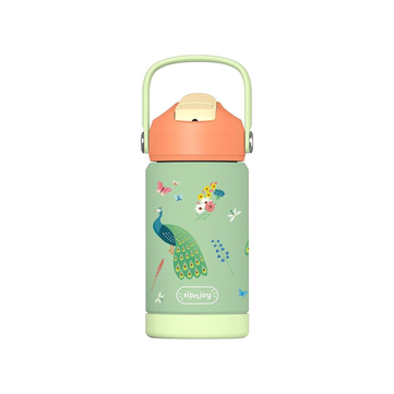 SipnJoy FlipSip Çocuk Su Termosu 360 ml Peacock Queen