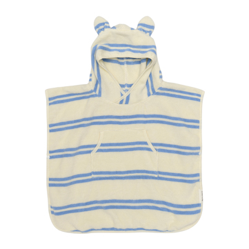 Sunnylife Kapüşonlu Havlu Sid the Seagull Blue Stripe