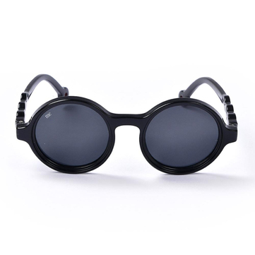 Mammacomica UV Korumalı Polarize Unisex Çocuk Güneş Gözlüğü #C Black Moon