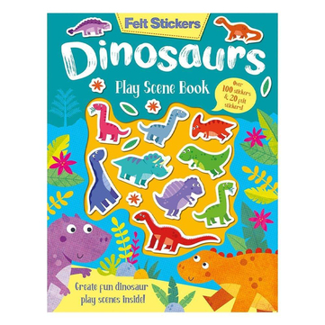 Imagine That Felt Stickers Dinosaurs Play Scene Book