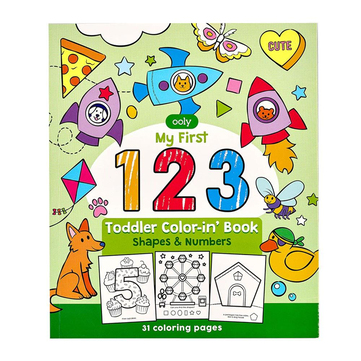 Ooly Boyama Kitabı | 123 Shapes & Numbers