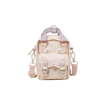 Doughnut Macaroon Tiny Fairies & Friends Serisi Pembe x Pudra Mor Unisex Çocuk Omuz Çantası