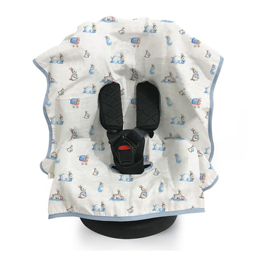 Deux Lapins Müslin Puset & Oto Koltuk Örtüsü | Bebe Lapin