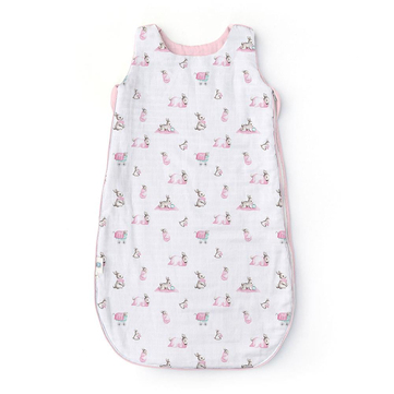 Deux Lapins Bébé Lapin Rose Kışlık Müslin Bebek Uyku Tulumu 1.85 Tog