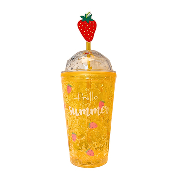 Etoilee Iced Hello Summer Strawberry Simli Pipetli Suluk