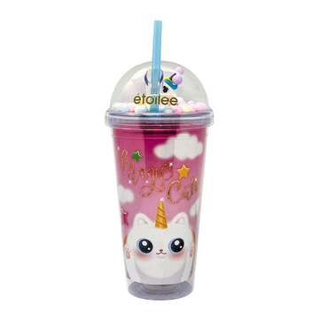 Etoilee Magic Cute Unicorn Simli Pipetli Suluk