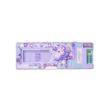 Smiggle Hi There Unicorn Desenli Pop Out Hesap Makineli Otomatik Kalem Kutusu
