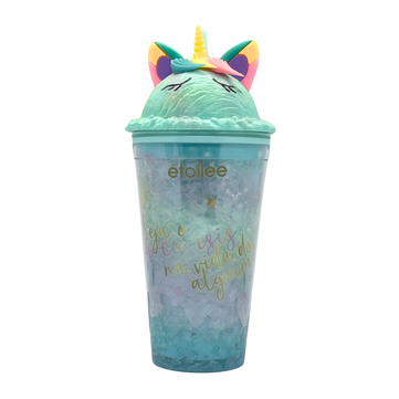 Etoilee Iced Unicorn Mavi Simli Pipetli Suluk