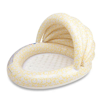 Swim Essentials Yellow Flowers Çocuk Gölgelikli Şişme Oyun ve Yüzme Havuzu 100 cm