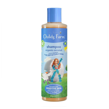 Childs Farm Kuru ve Kıvırcık Saçlar için Hindistan Cevizi Özlü Şampuan 250 ml