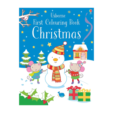 Usborne First Colouring Book Christmas