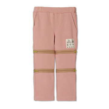 JayJayJumpie 3ü Bir Arada Dönüşebilir Joggers Çıkarılabilir Diz Parçalı Çocuk Pantolon | Pembe