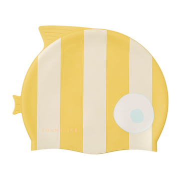 Sunnylife Yüzme Bonesi Finn the Fish Mustard Stripe