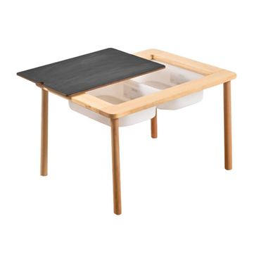 Lili Kids Naturel Ahşap Aktivite Masası
