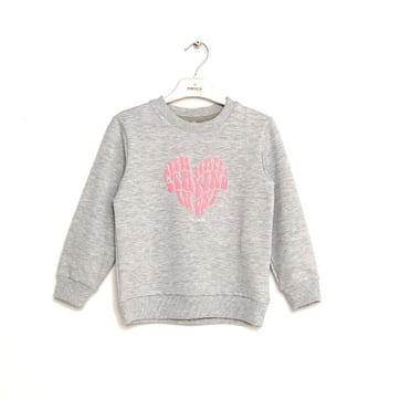 Kız Çocuk Baskılı Cotton Sweatshirt 1-5 Yaş