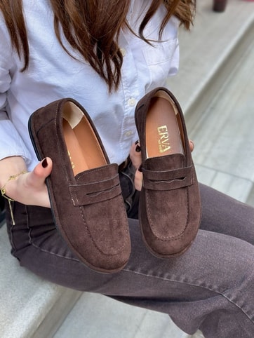 Kahve Süet (Daria) Kadın Casual Günlük Ayakkabı