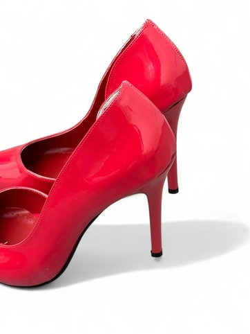 Kırmızı Rugan ( Lily) Kadın Stiletto