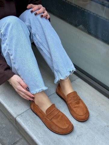 Taba Süet (Daria) Kadın Casual Günlük Ayakkabı
