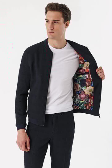 Morven Erkek KOYU LACİVERT Rıver Island Dinamik Fit Bomber Mont
