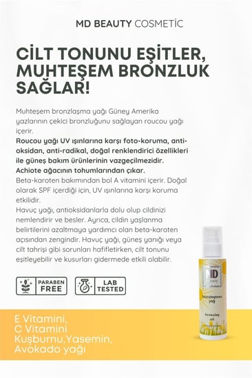 Bronzlatıcı Yağ