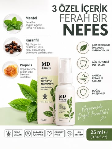 MD Beauty Nefes Tazeleyici Ağız Spreyi