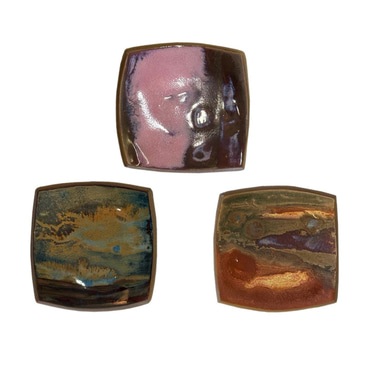 3lü Resimli Seramik Tabak Seti