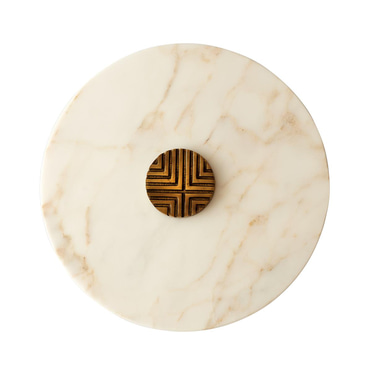 Art Deco Aplik (Beyaz/Turuncu)