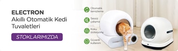 Electron Akıllı Kedi Tuvaletleri Stoklarımızda!