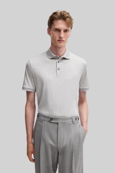 Boss L-Perry Erkek Polo Yaka T-Shirt Gri 041