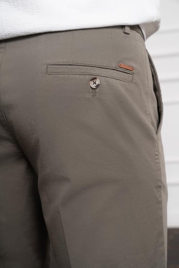 Morven Erkek Yeşil Dynamic Fit Chino Pantolon