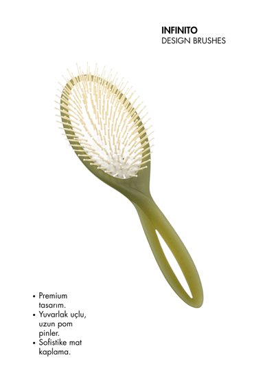Acca Kappa Infinito Brush Long Pom Pins - Forest Green