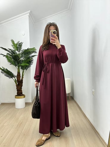 CDBR3770Diana Bordo  Modal Sekiz Parça Elbise