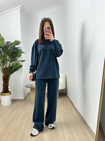 CDBR3784Rani Petrol Mavisi Orjinal Marka Oysh Eşofman Takımı