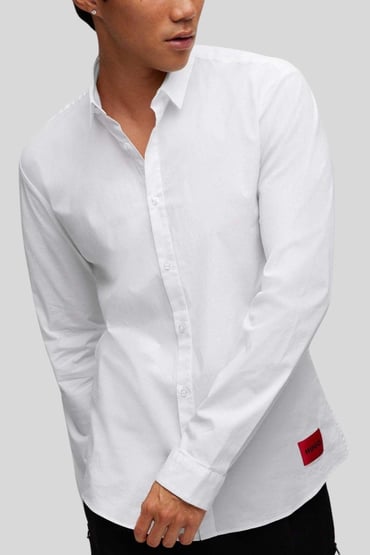 Hugo Boss Slim Fit Erkek Gömlek Beyaz 199