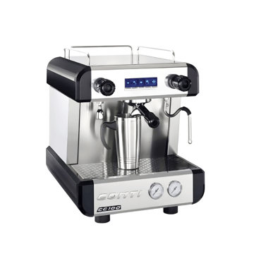 Conti CC101 TC tek gruplu espresso makinesi ve beş tuşlu kahve paneli