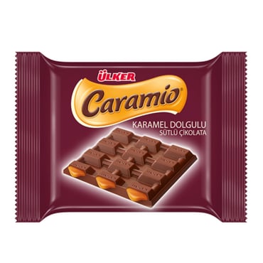 ÜLKER CARAMİO KARAMEL DOLGULU ÇİKOLATA 55GR