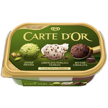 ALGİDA CARTEDOR ANTEP FIS.-MADAGASKAR VANİLYASI - BİTTER ÇİK. 850ML